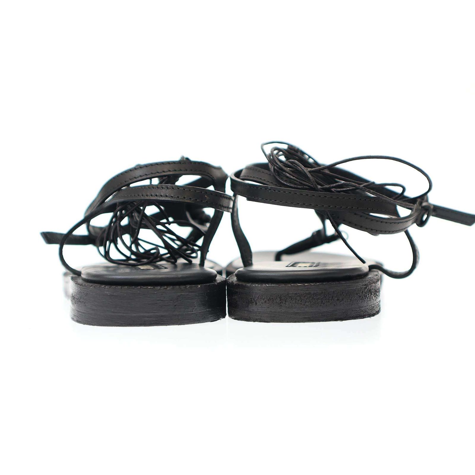 ANN DEMEULEMEESTER アンドゥムルメステール 18SS レースアップレザー  