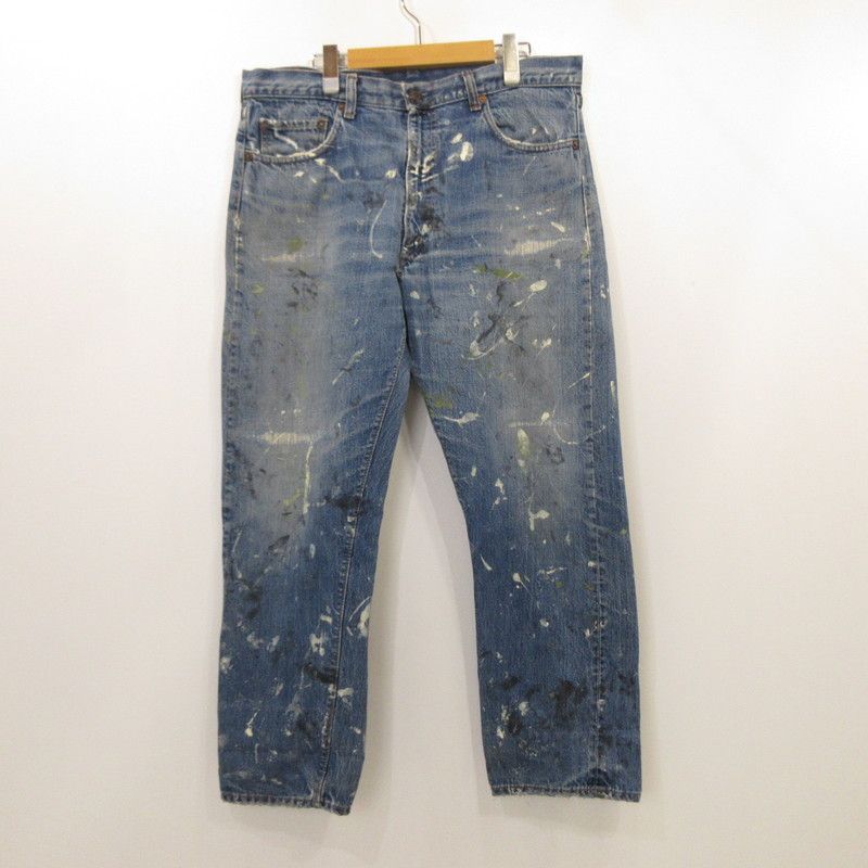 姫路東店 Levi s | リーバイス デニムパンツ 505 66前期 ﾎﾞﾀﾝ裏8 年式 70s ブルー 107