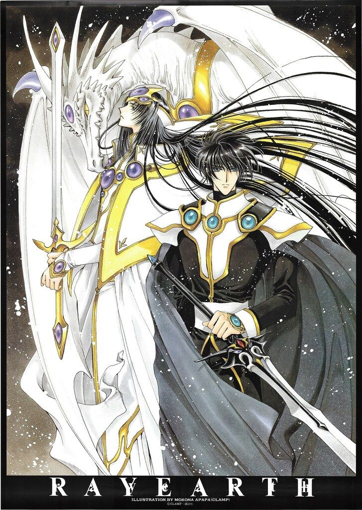 レア 非売品 魔法騎士レイアース RAYEARTH CLAMP A1 ポスター 魔法騎士レイアース』（マジックナイトレイアース Magic Knight