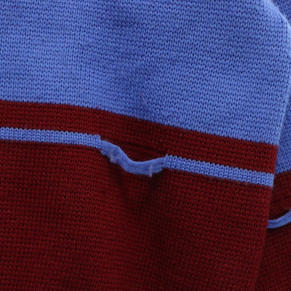 Name. (ネーム) 19AW BROKEN STRIPED CARDIGAN ブロッケンストライプ 
