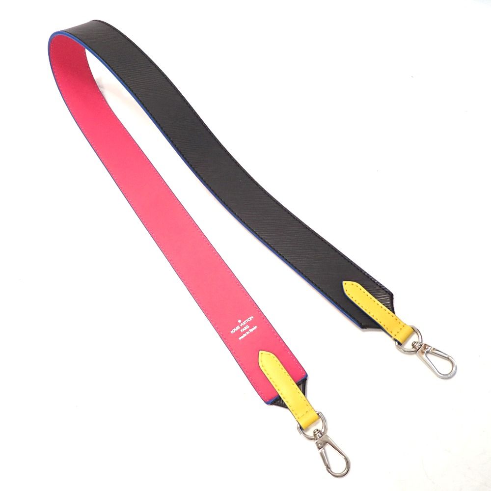 LOUIS VUITTON - ルイヴィトン LOUIS VUITTON JO2297 エピ ショルダーストラップ エピレザー ブラック 美品 LOUIS VUITTON - ルイヴィトン LOUIS VUITTON J02297 エピ