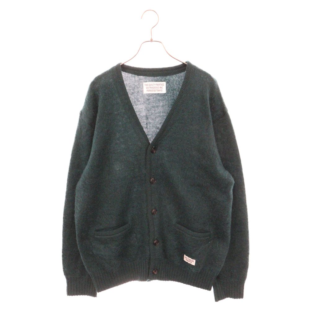 WACKO MARIA (ワコマリア) 21AW MOHAIR KNIT CARDIGAN モヘアニットカーディガン グリーン