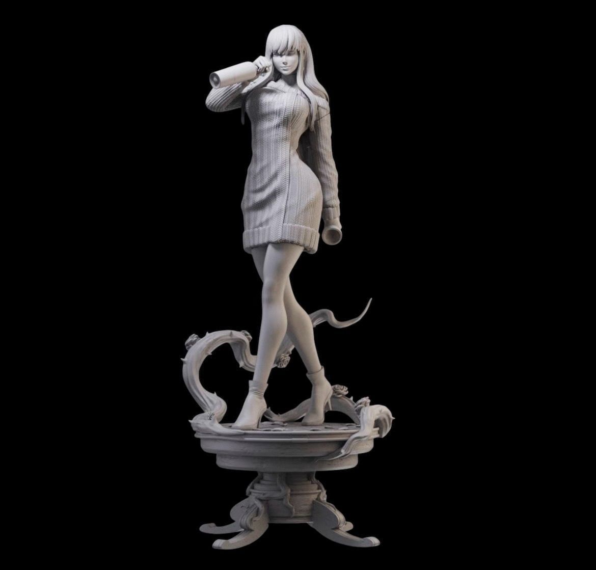 ヨル SPY×FAMILY フィギュア ガレージキット ガレキ 未塗装未組立