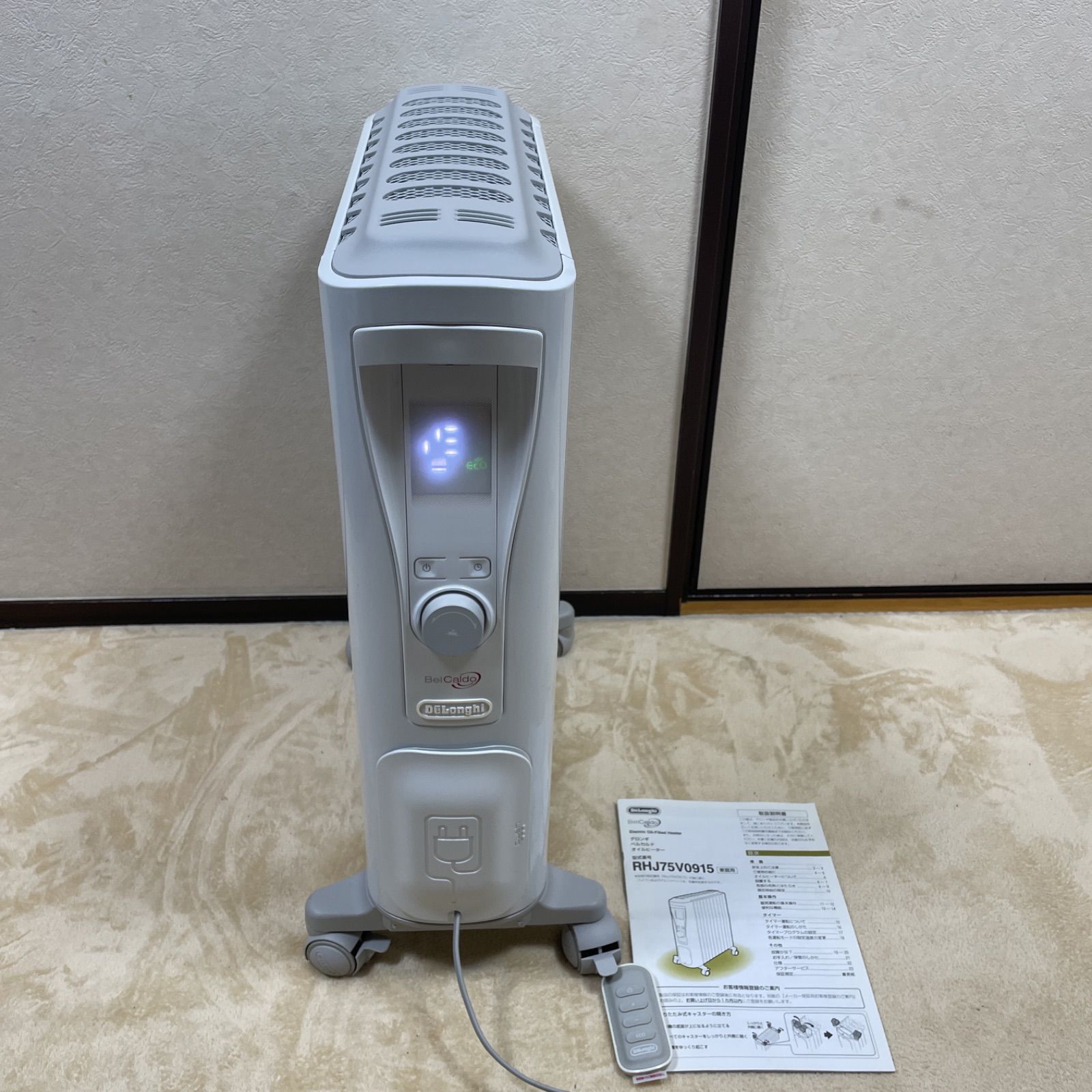 DeLonghi デロンギ RHJ75V0915 オイルヒーター リモコン付 - cecati92 