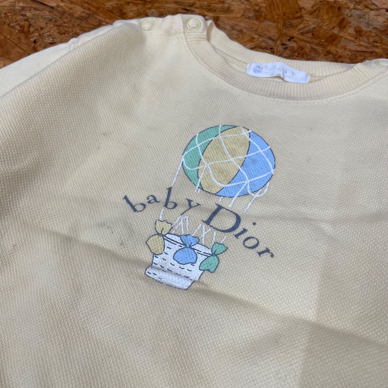 baby Dior スウェット サイズ95 ライトイエロー ベイビーディオール 