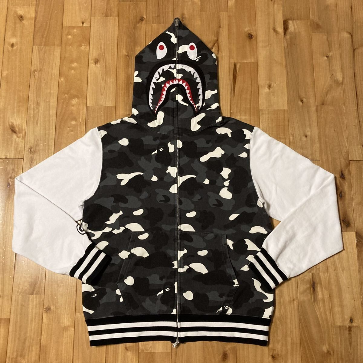 ☆蓄光☆ XL City camo シャーク パーカー shark full zip