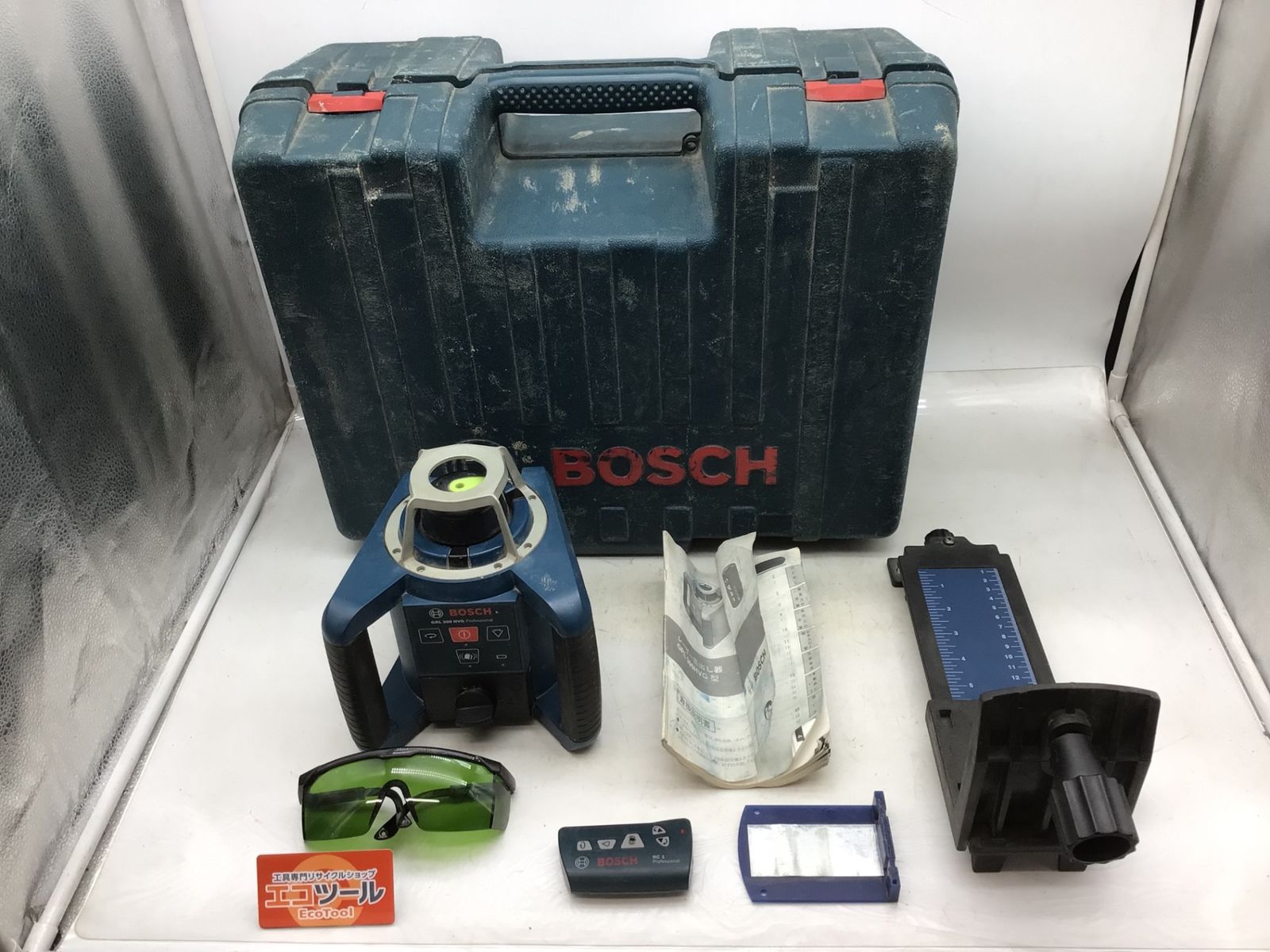 品 BOSCH|ボッシュ ローテティングレーザー グリーンレーザー GRL300HVG ITL2XTMOFA6W エコツール知立店 M02