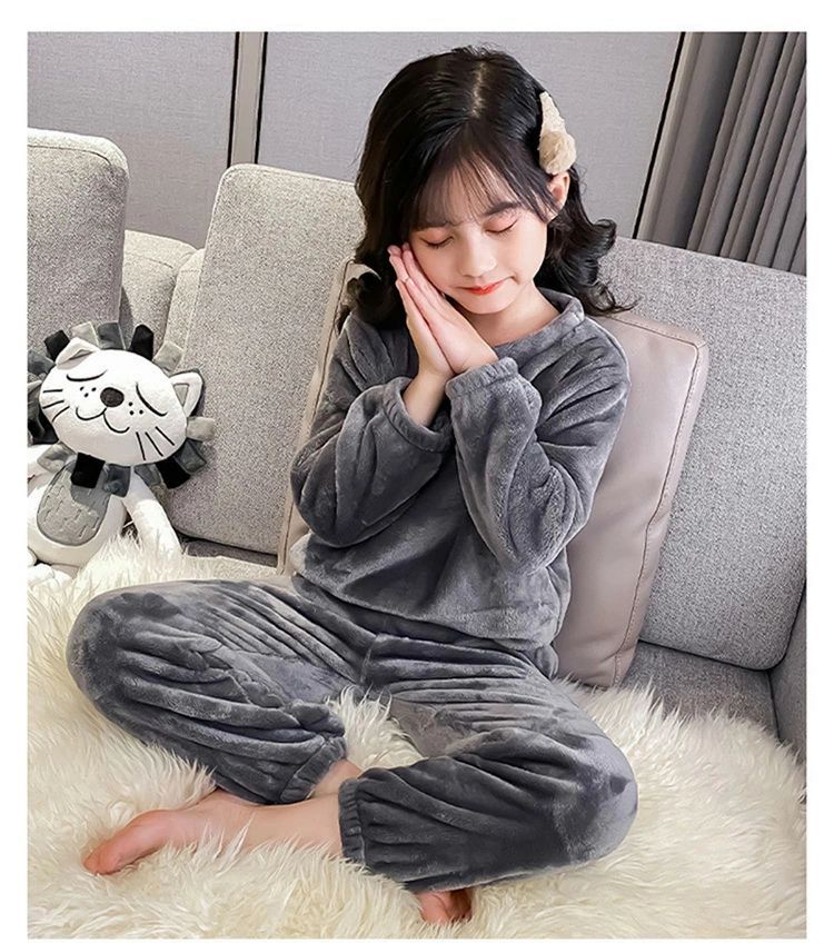 パジャマ キッズ 長袖 子供 女の子 男の子 セットアップ スウェット 冬 ルームウェア もこもこ 暖かい 上下セット 厚手 裏起毛 あったか 子