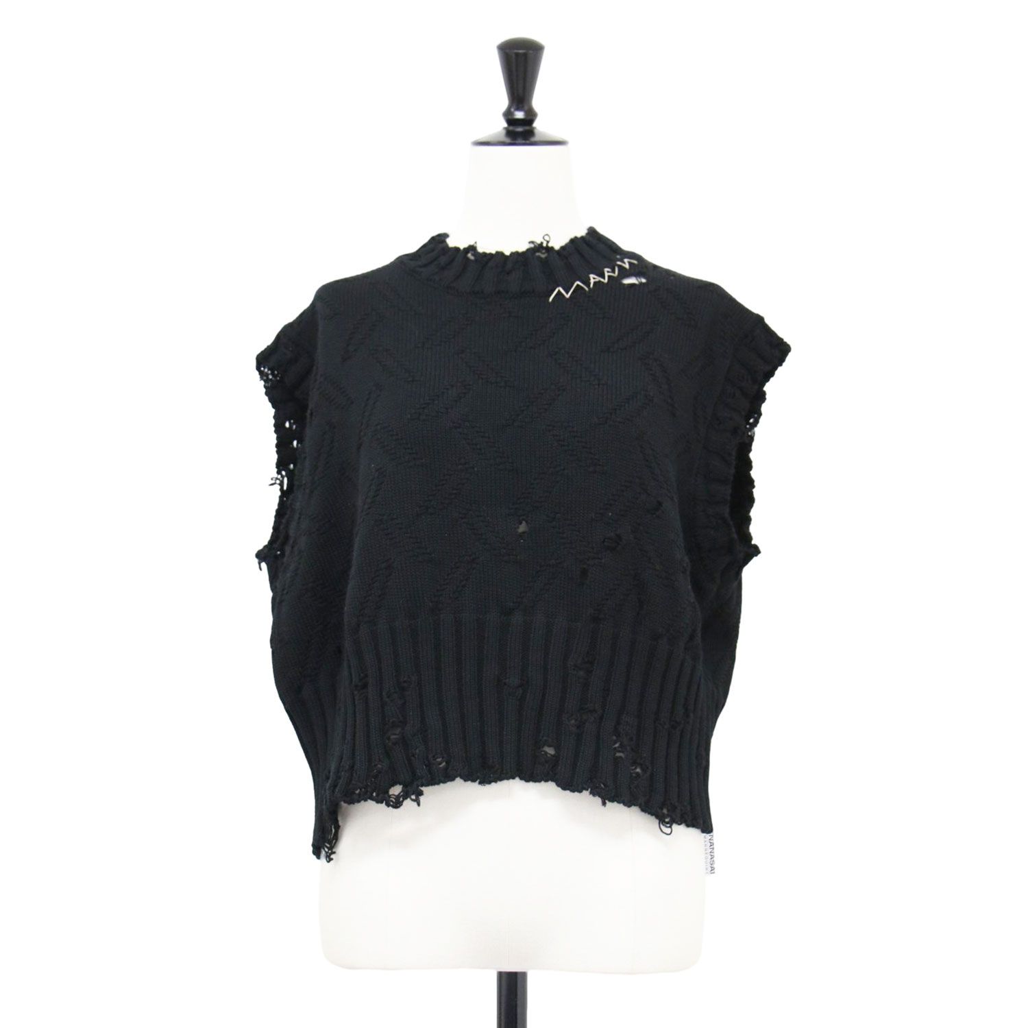 美品】MARNI マルニ ニット ブラック 黒 サイズ:40(L) | 25春夏 美品】MARNI マルニ ニット ブラック 黒 サイズ:40(L) | 25春夏