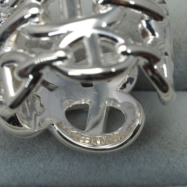 エルメス リング シェーヌダンクル アンシェネ GM 52号 シルバー 925