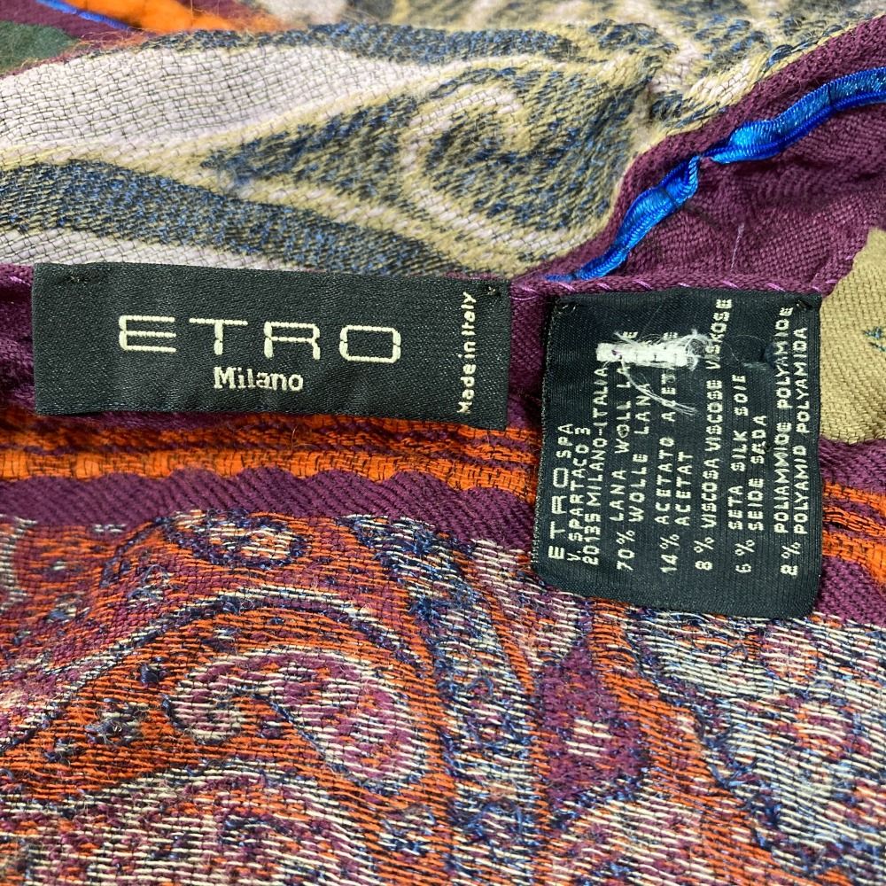 【ETRO】カシミヤ シルク 花柄 ペイズリー タートルネック ニット(44) ETRO】カシミヤ シルク 花柄 ペイズリー タートルネック ニット(44