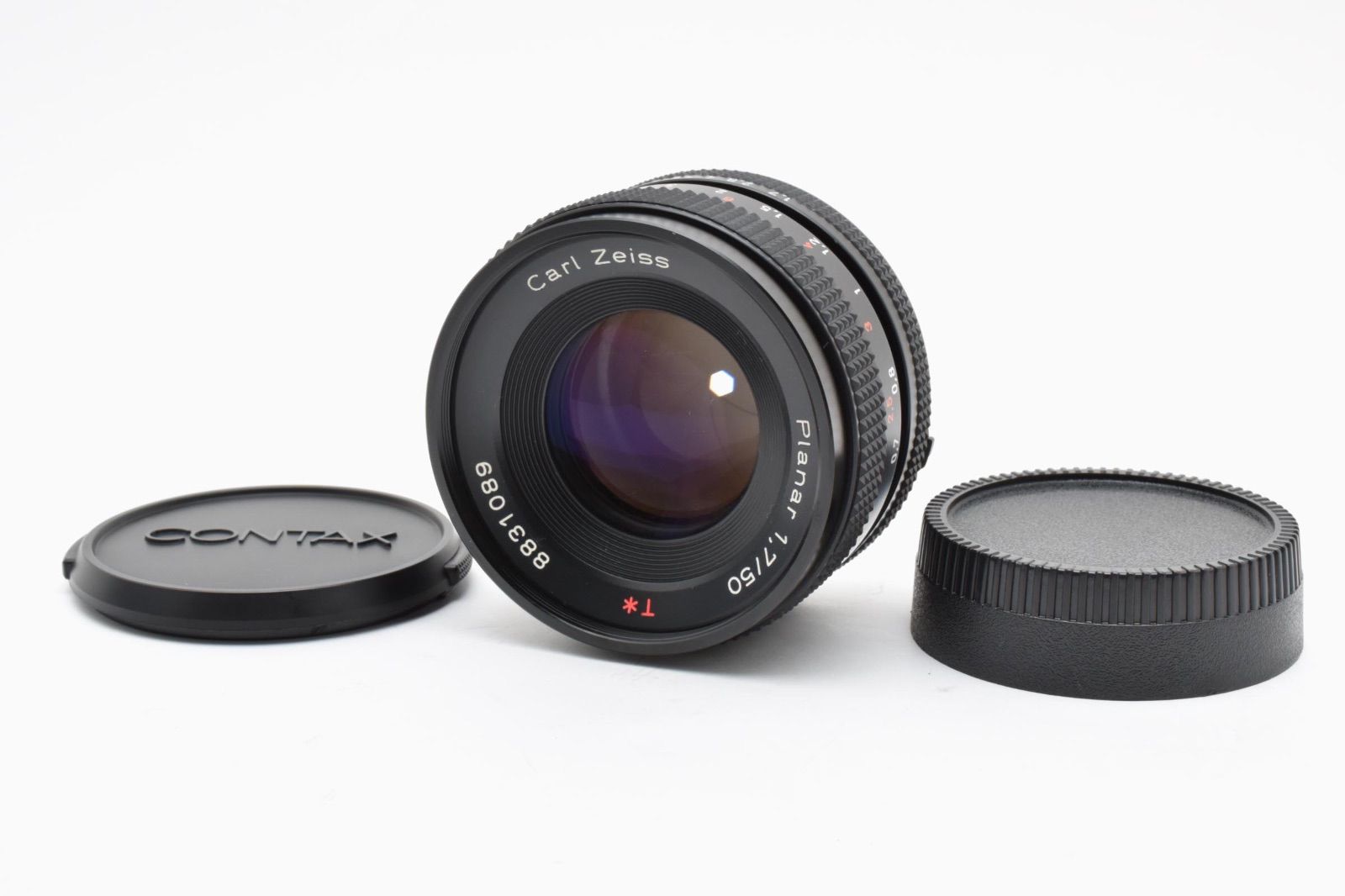 新品級CONTAX Planar 50mm F1.4レンズフィルター付 C090 ◇◇ 新品級