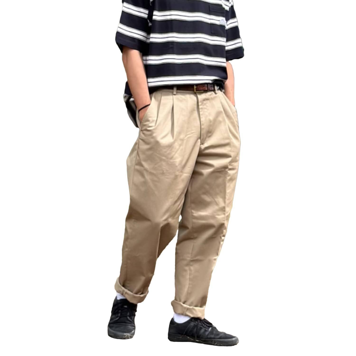 Dickies チノパン 3色展開 無地 ゆったり ポケット ロングパンツ テーパードパンツ ワークパンツ ブランド 人気 ボトムス メンズ ベージュ W28 71cm 2878-2311