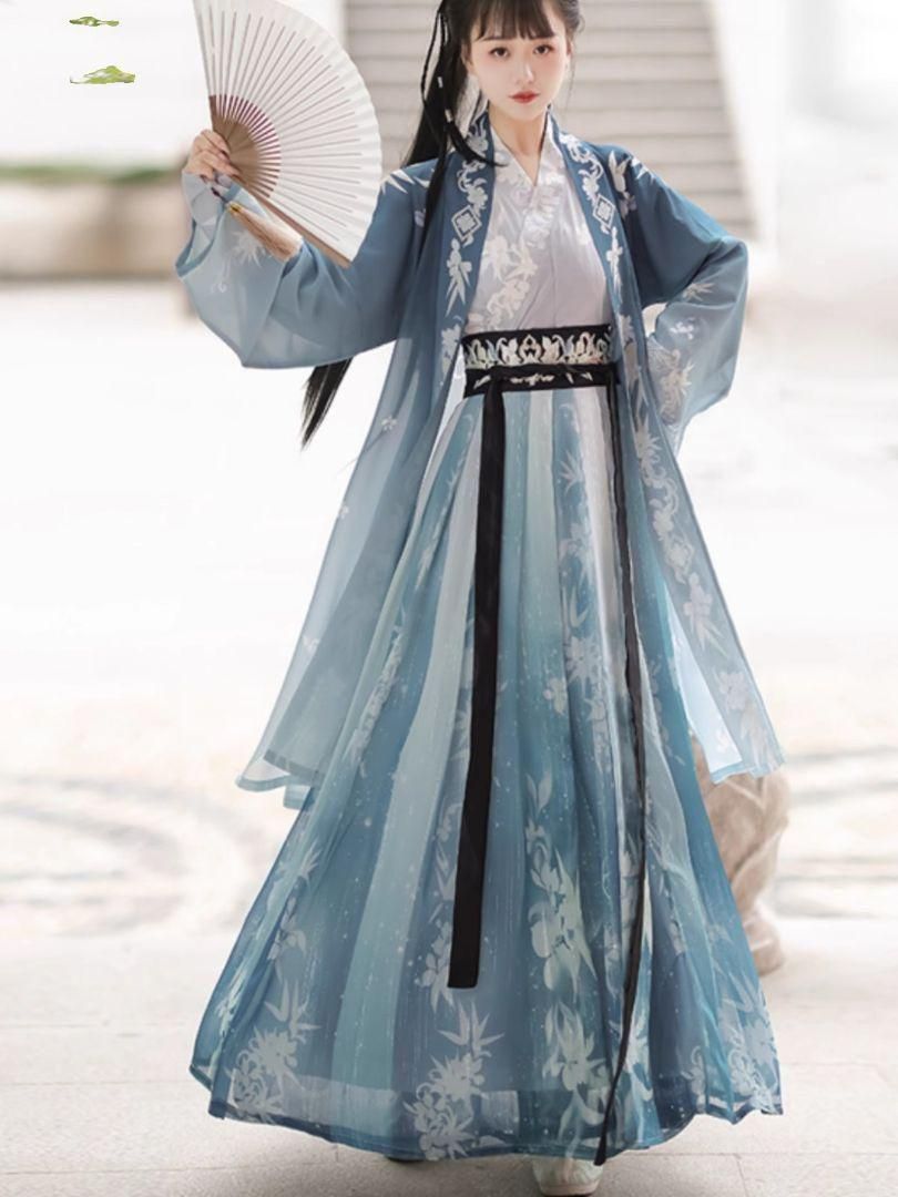HF-212 豪華刺繍 漢服 かんふく 古風衣装 レトロ風 中華ロリータ コスプレ ワンピース 唐装 仙女服 中華風 美しい刺繍