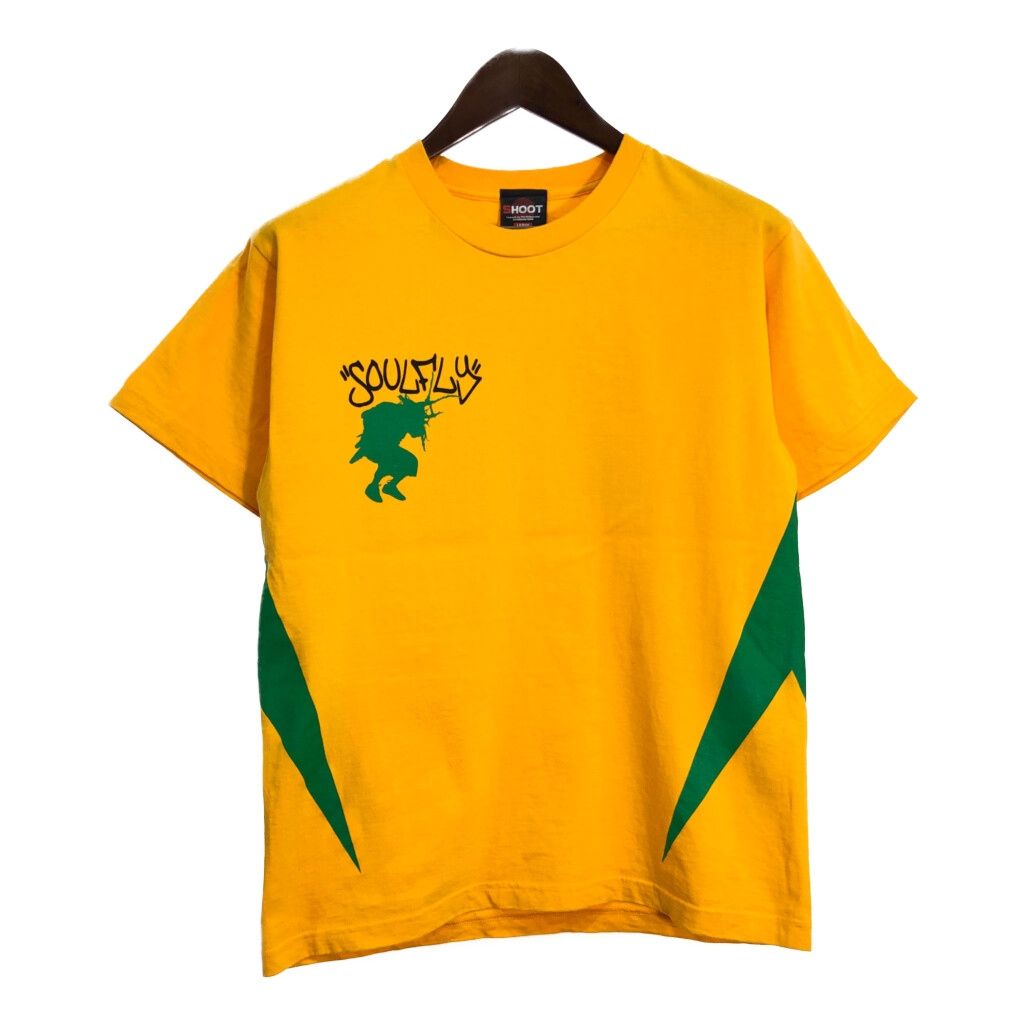 00年代 SOULFLY ソウルフライ 半袖Ｔシャツ バンド イエロー (メンズ L) 中古 古着 T3716