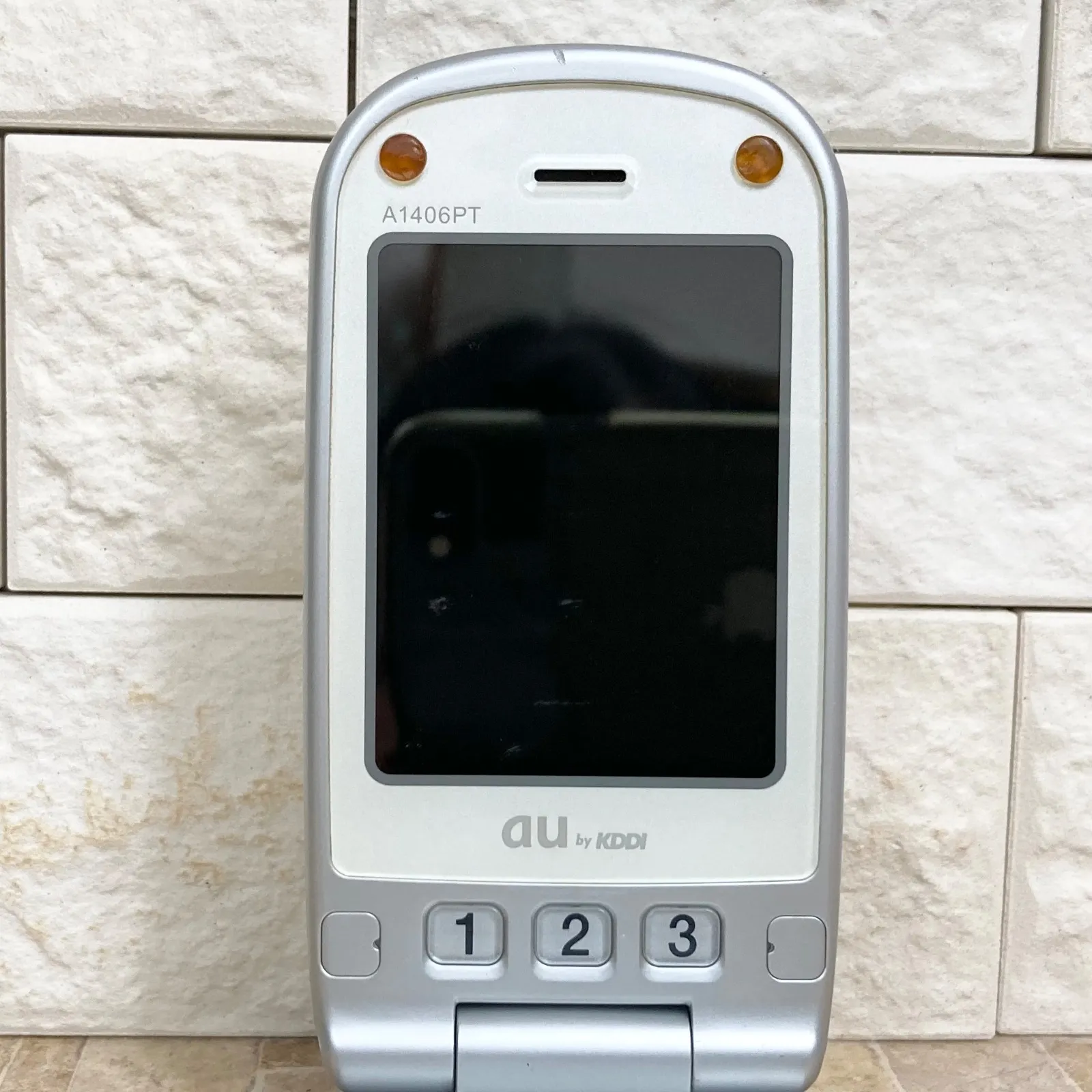 初期化・動作確認済】au A1406PT ホワイト PANTECH パンテック 本体