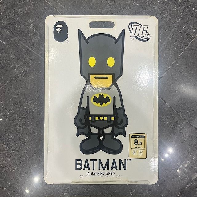 A BATHING APE - A BATHING APE アベイシングエイプ ×DC BATMAN バットマン フィギュア ブラック A BATHING APE - A BATHING APE アベイシングエイプ ×DC BATMAN