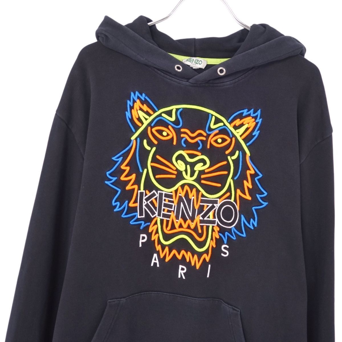 ケンゾー KENZO スウェット パーカー プルオーバー タイガー刺繍 
