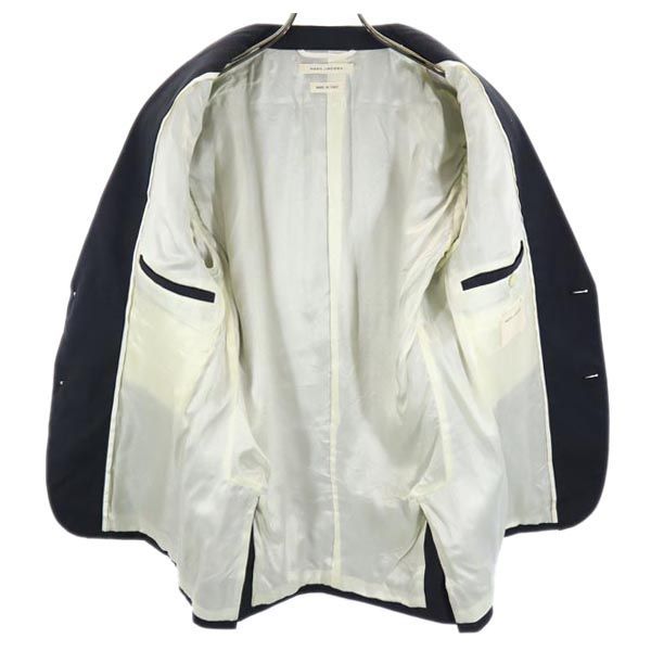 マークジェイコブス イタリア製 ウール100％ テーラードジャケット 48 濃紺 MARC JACOBS メンズ 【中古】 【221008】