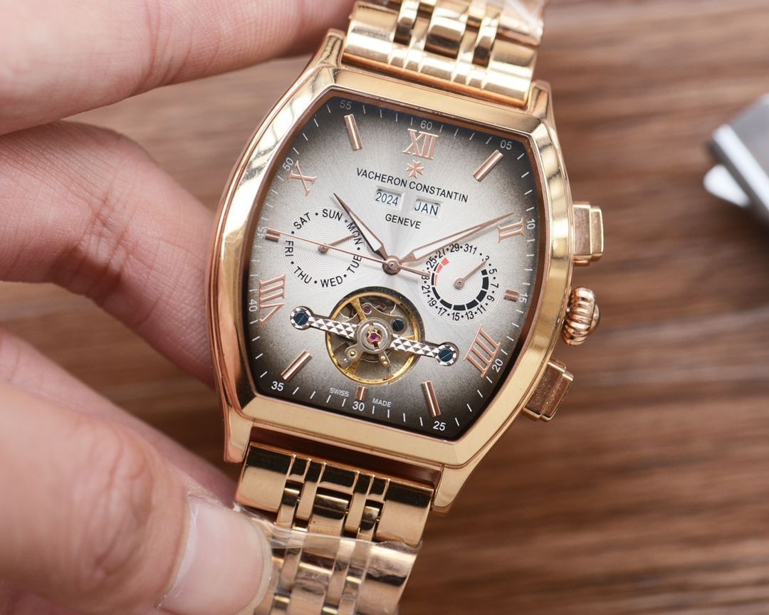 VACHERON CONSTANTIN ヴァシュロン コンスタンタン メンズ腕時計 41mm｜自動巻き機械式×316L鋼｜強化ミネラルガラス