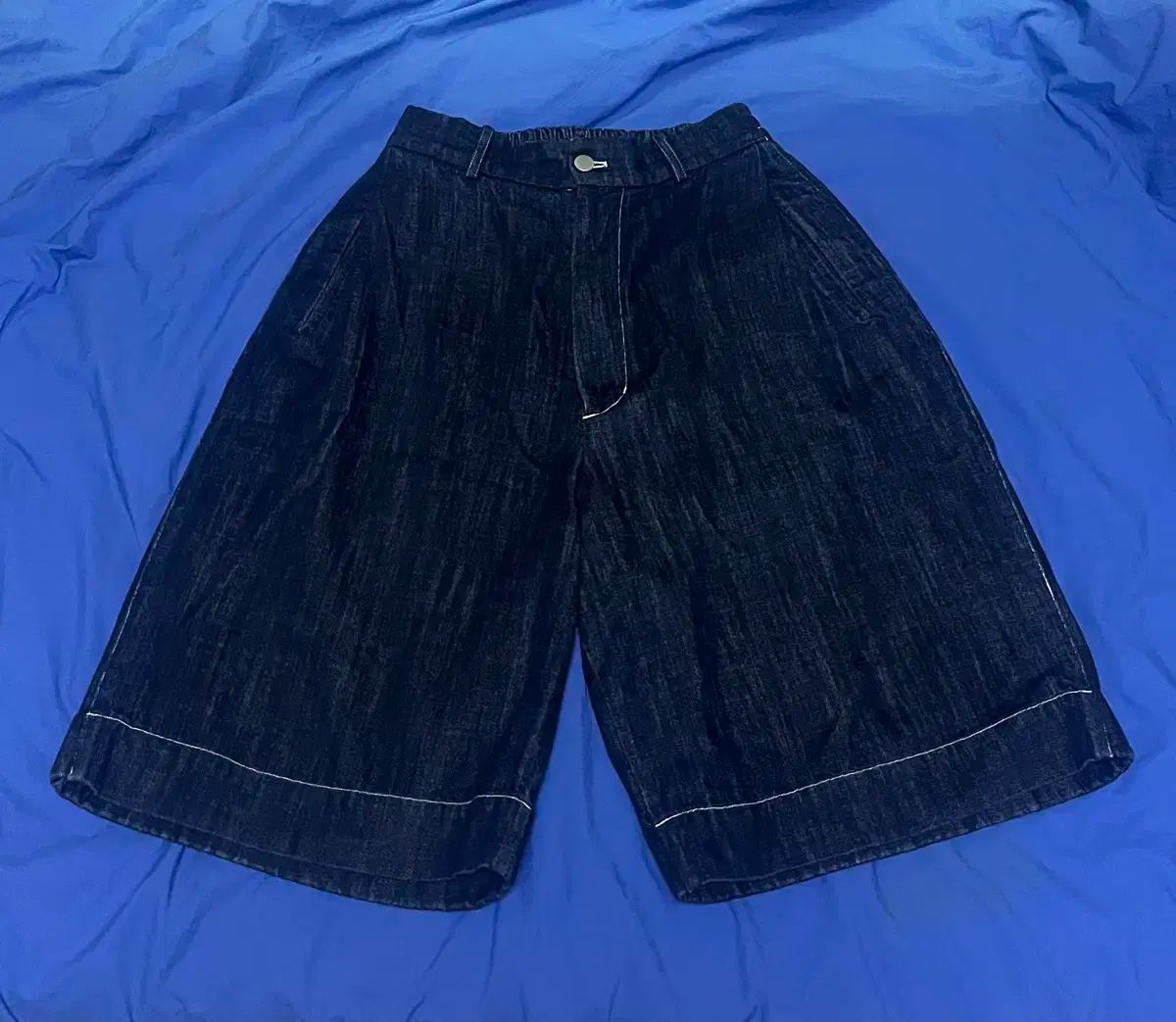 M youth ユース 生デニム バミューダ パンツ