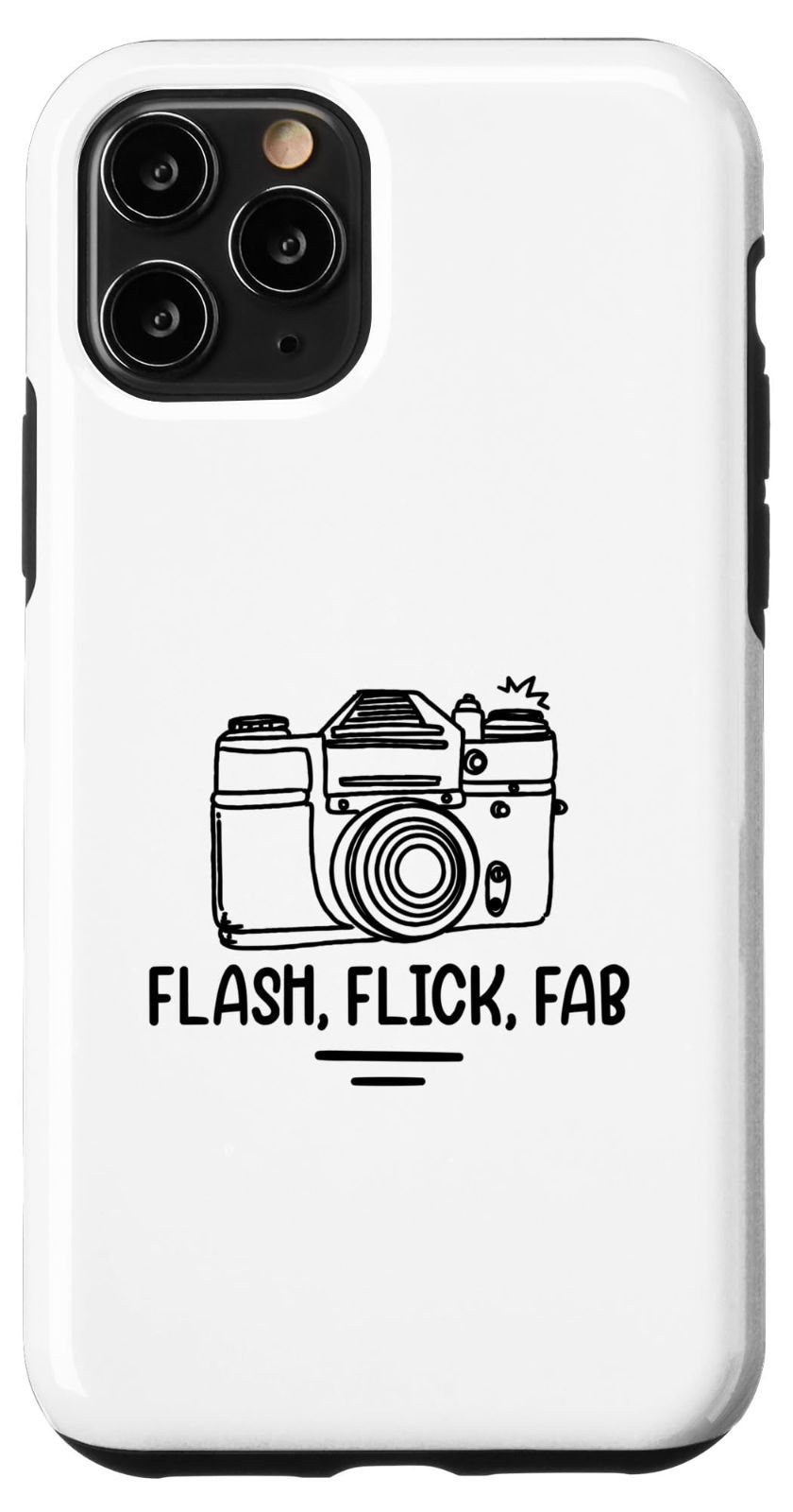 iPhone 11 Pro Flash Flick Fab - 写真家 おもしろ写真 スマホケース