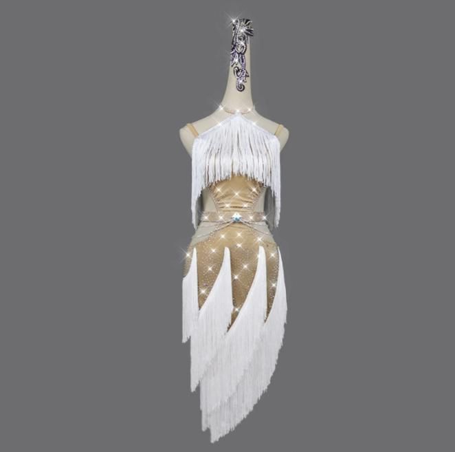 ラテンワンピース ラテンドレス フリンジドレス オーダーメイド お得