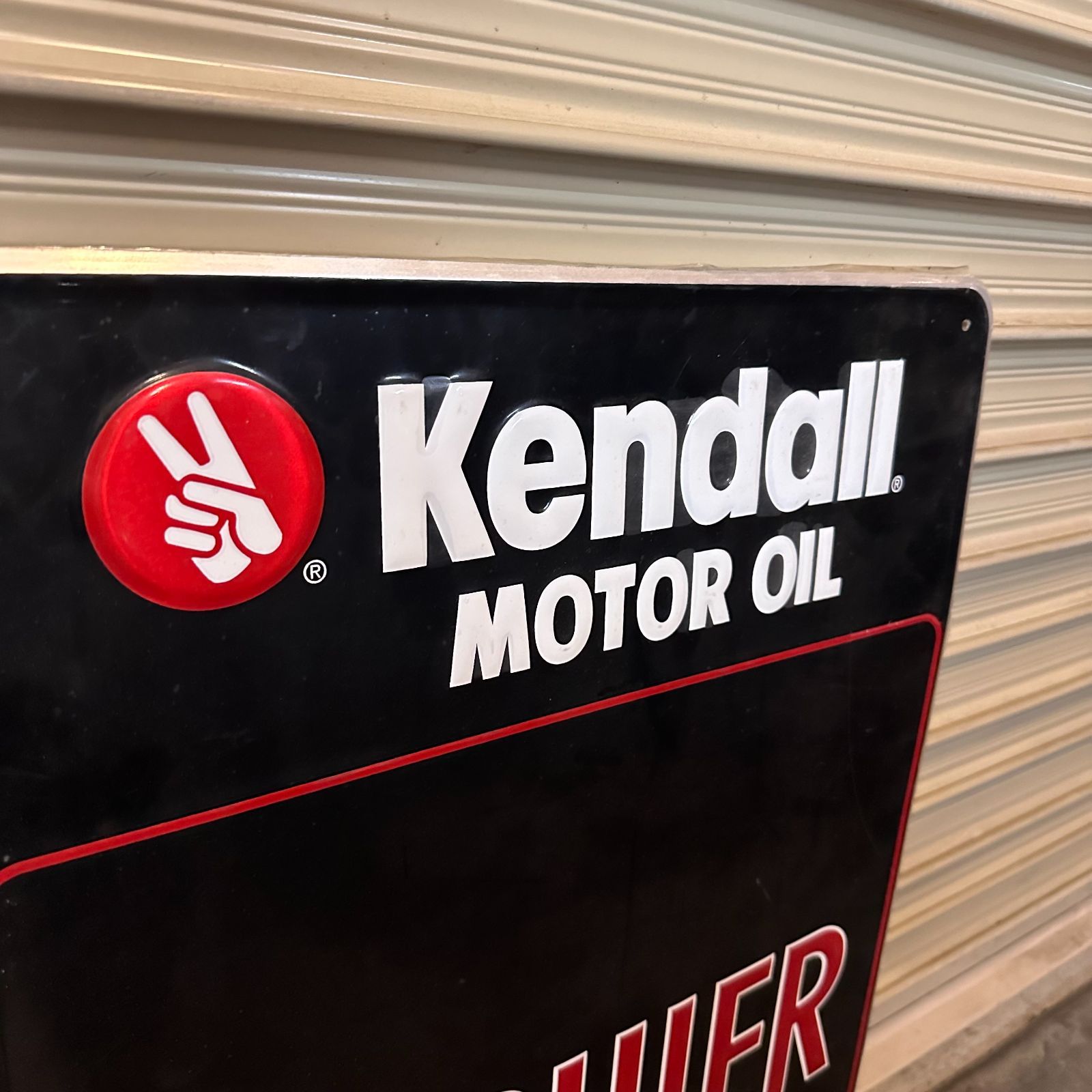 Kendall MOTOR OILヴィンテージ看板 / 1980's l Sign 【公式通販】