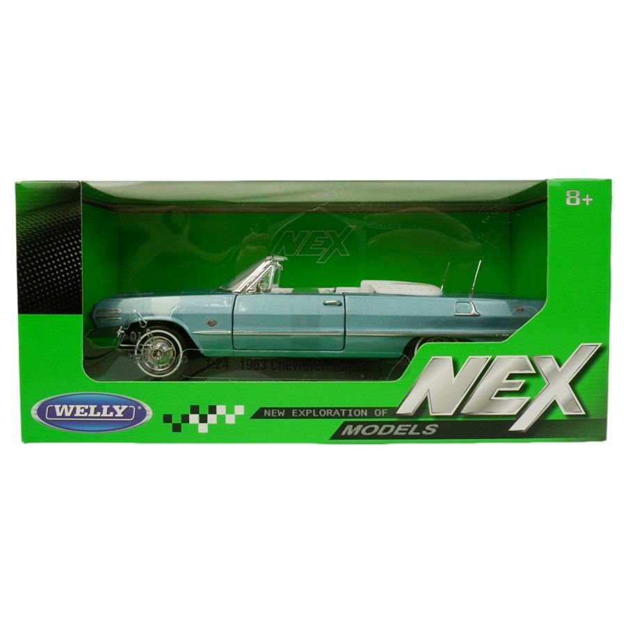 新品 1/24 箱入り ミニカー WELLY 1:24 1963 CHEVROLET IMPALA 新品 1/24 箱入り ミニカー WELLY 1:24 1963 CHEVROLET IMPALA