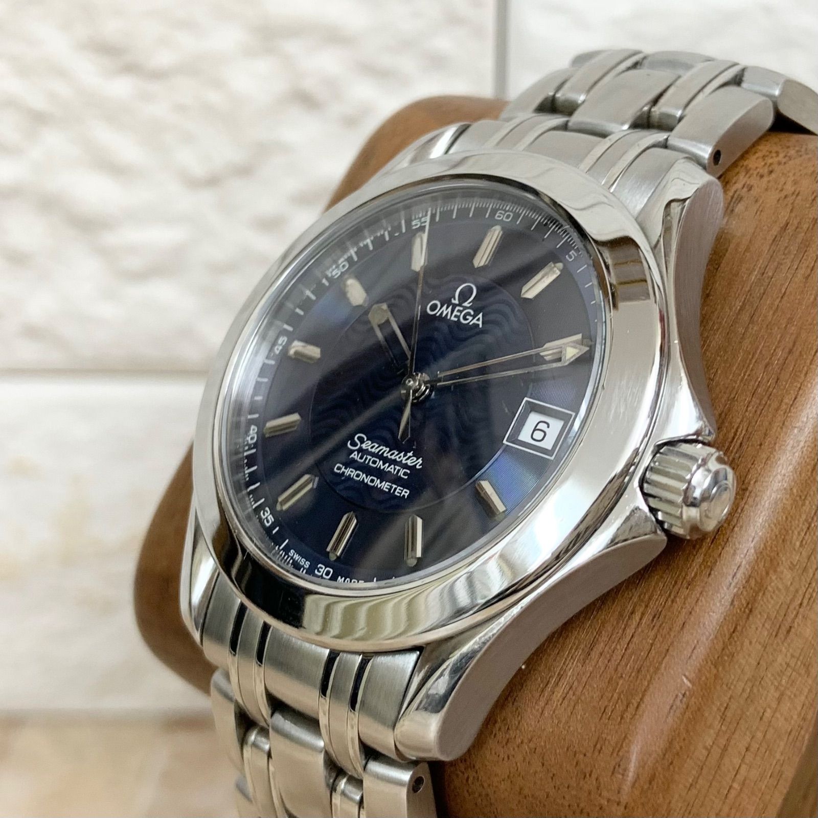 OMEGA Seamaster 青文字盤 120m防水 Omega Seamaster 120m Blue Dail 36 mm for $1,547 for sale