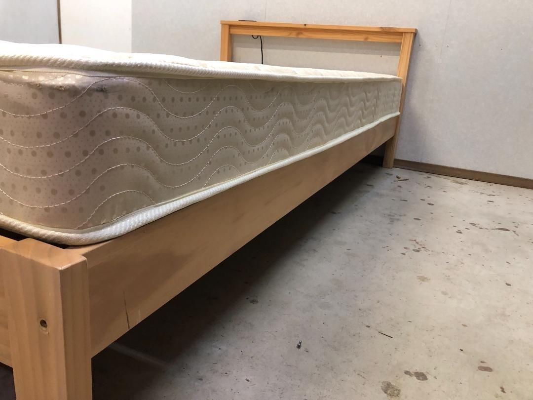 シングルベット　フレーム　ニトリマットレス　　1008-3 シングルベット フレーム ニトリマットレス 1008-3 - メルカリ