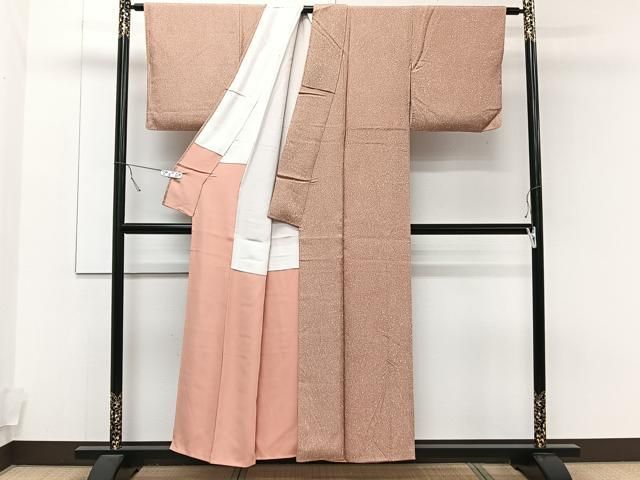 平和屋着物□上質な小紋 作家物 霞文様 正絹 逸品 CAAT6403xi