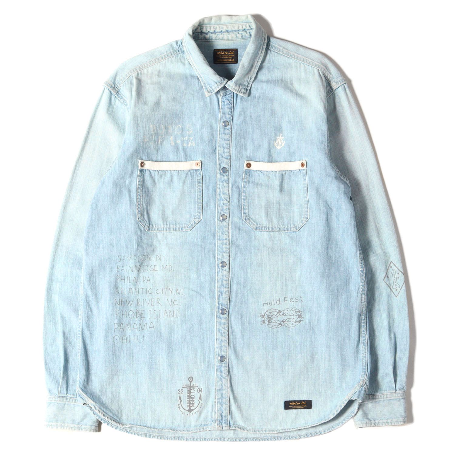 NEIGHBORHOOD / ネイバーフッド SAVAGE デニムシャツ　XL neighborhood デニムシャツ NEIGHBORHOOD / ネイバーフッド SAVAGE