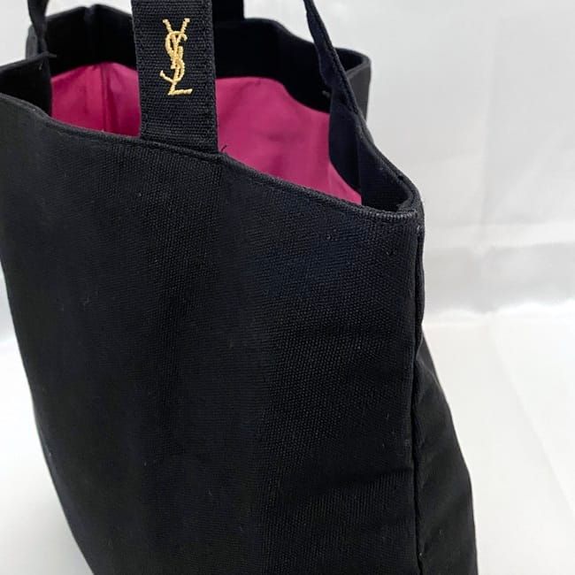 イヴ サンローラン トートバッグ ブラック Parfums 美品 - メルカリ