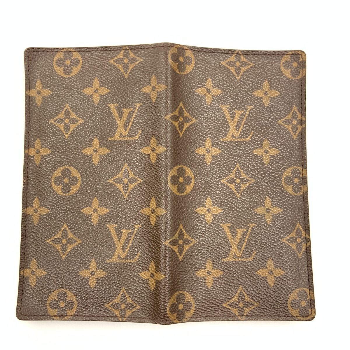 〇〇LOUIS VUITTON ルイヴィトン モノグラム ポルト バルール カルト クレディ 二つ折り長財布 M61823 ブラウン - メルカリ