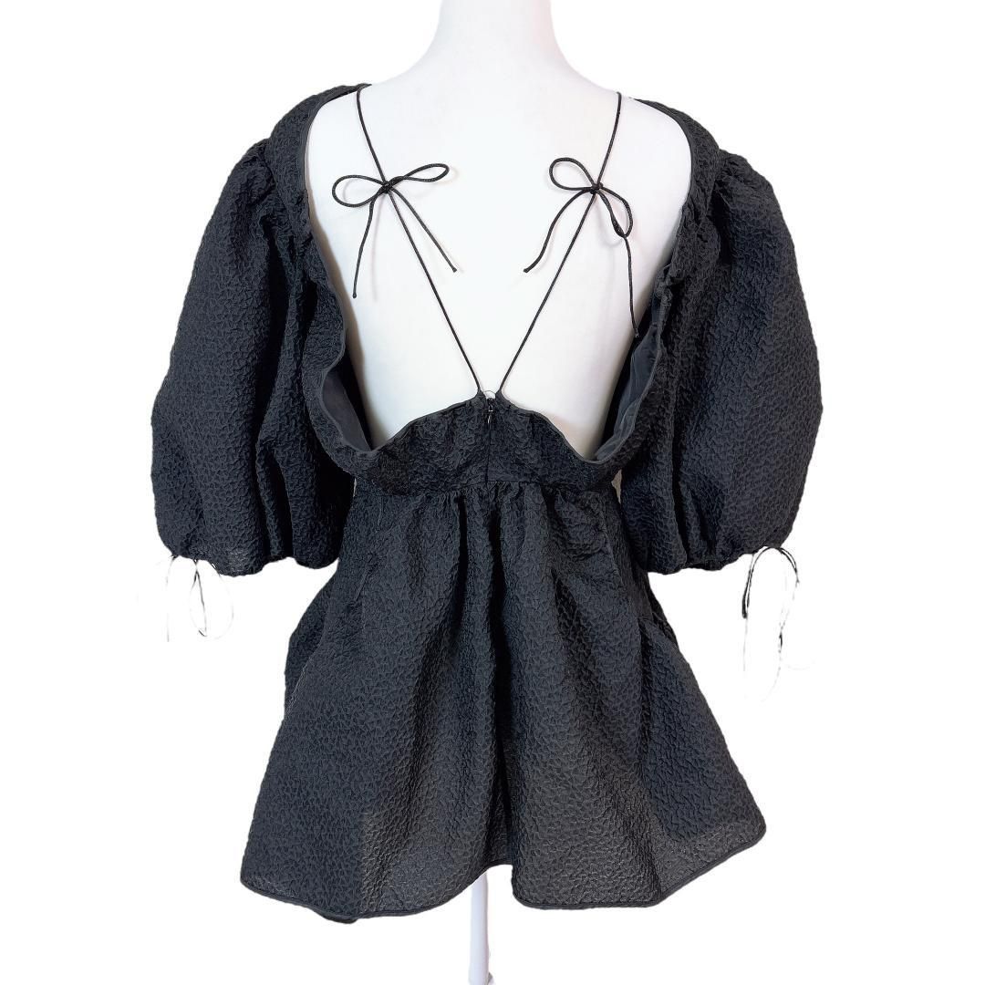 チュニックワンピース ボリューム袖