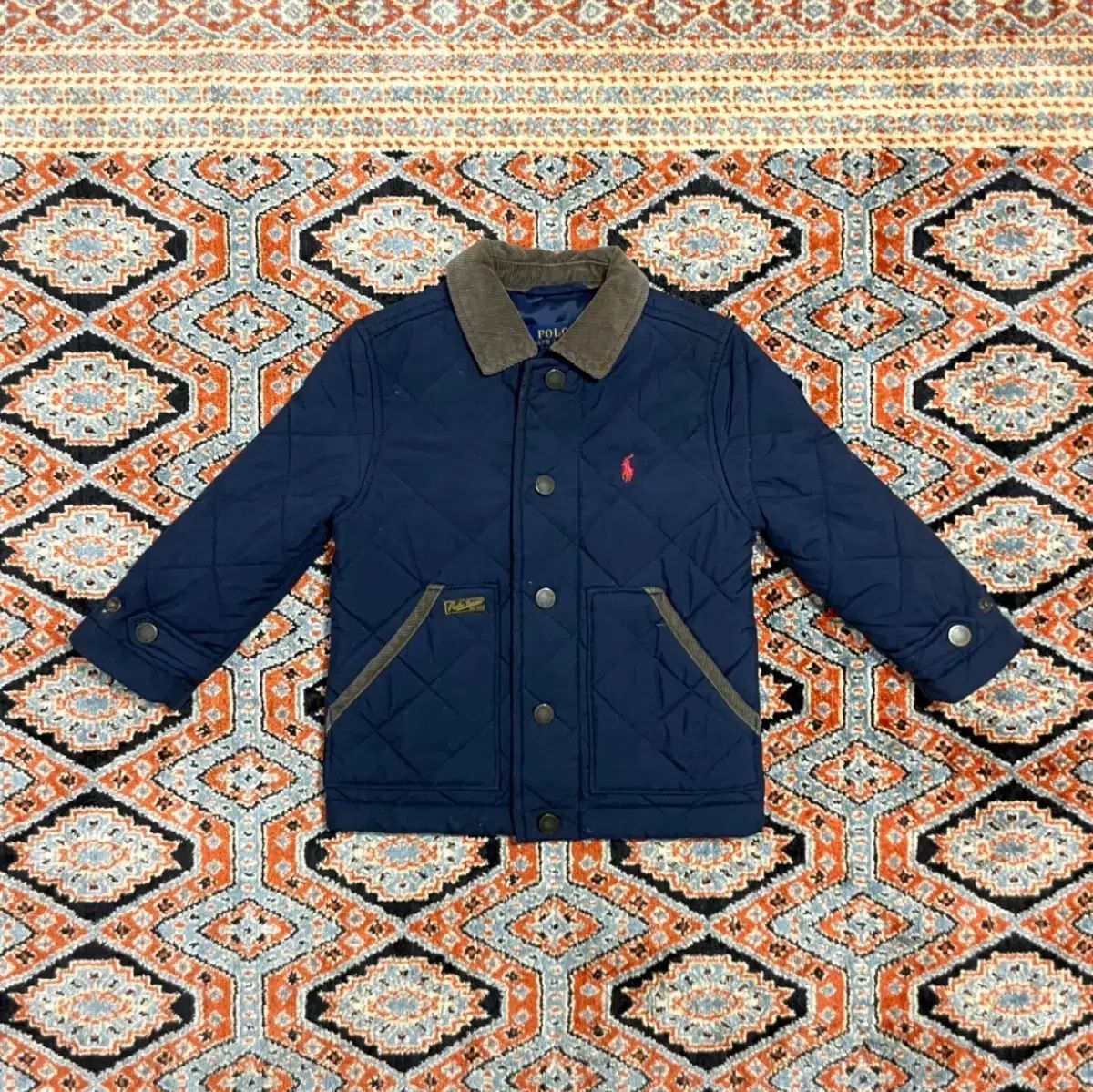【未使用品】ポロ　ラルフローレン　ネイビー キルティングジャケット 150 Amazon | [POLO RALPH LAUREN] (ポロ ラルフローレン) メンズ