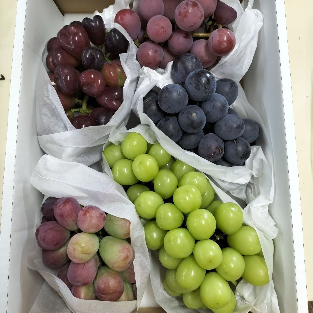 正規品〉季節の葡萄詰め合わせ(4kg規格箱入) - ぶどう工房 - メルカリ