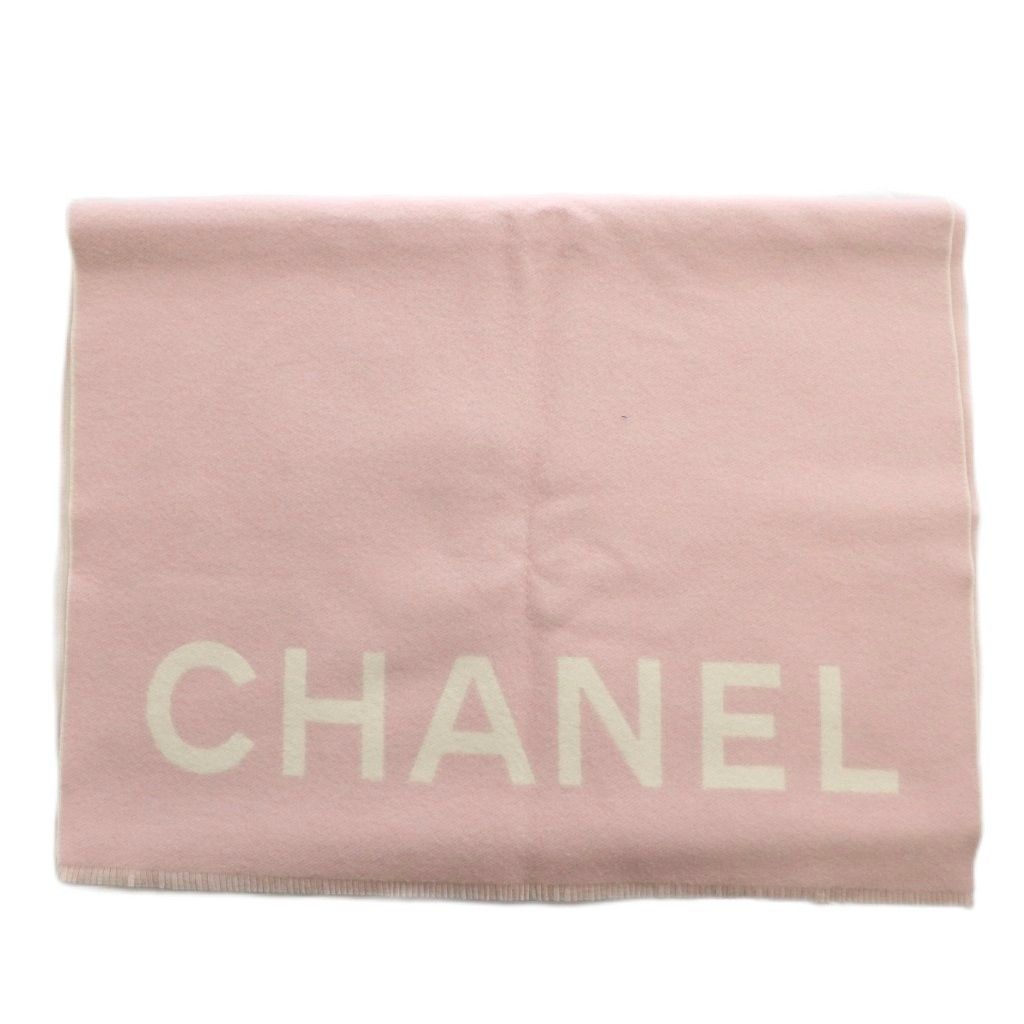 シャネル CHANEL マフラー ストール 大判 カシミヤ フリンジ ココ