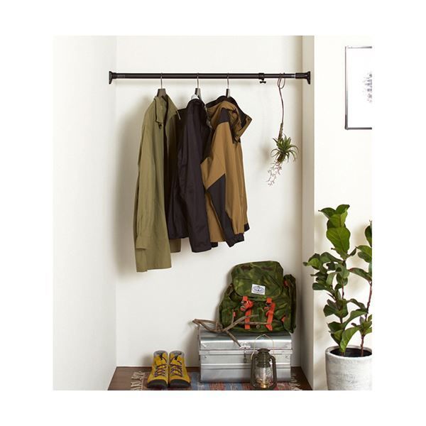  まとめ 突ぱりパワフルポール 小マットブラック RTB 75 1本 その他 洗濯洗剤