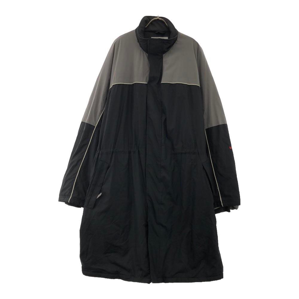 ナイキ 中綿 ロング ベンチコート 3XL ブラック NIKE 裏ボア ビッグサイズ トレーニング メンズ