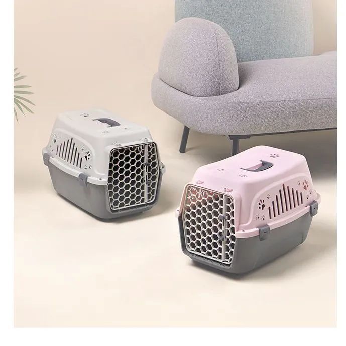 ペットキャリーペットキャリーペット用犬用猫用コンテナキャリーバッグハードキャリーキャリーケースプラスチック防災避難ペット用