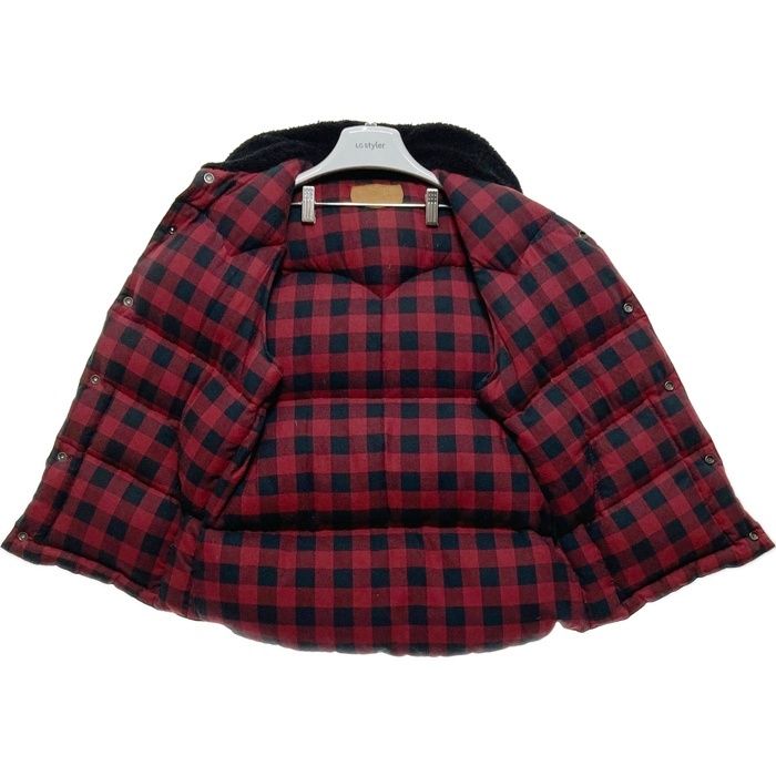 ダウンベスト 襟ボア