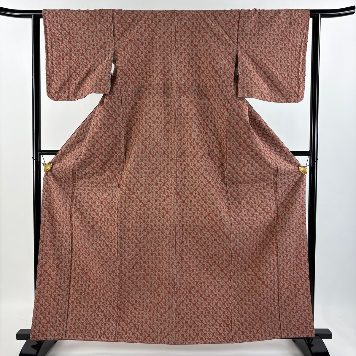 総絞り 訪問着 黒 絞り 67 裄68 裄丈68 赤 振袖 赤 黒