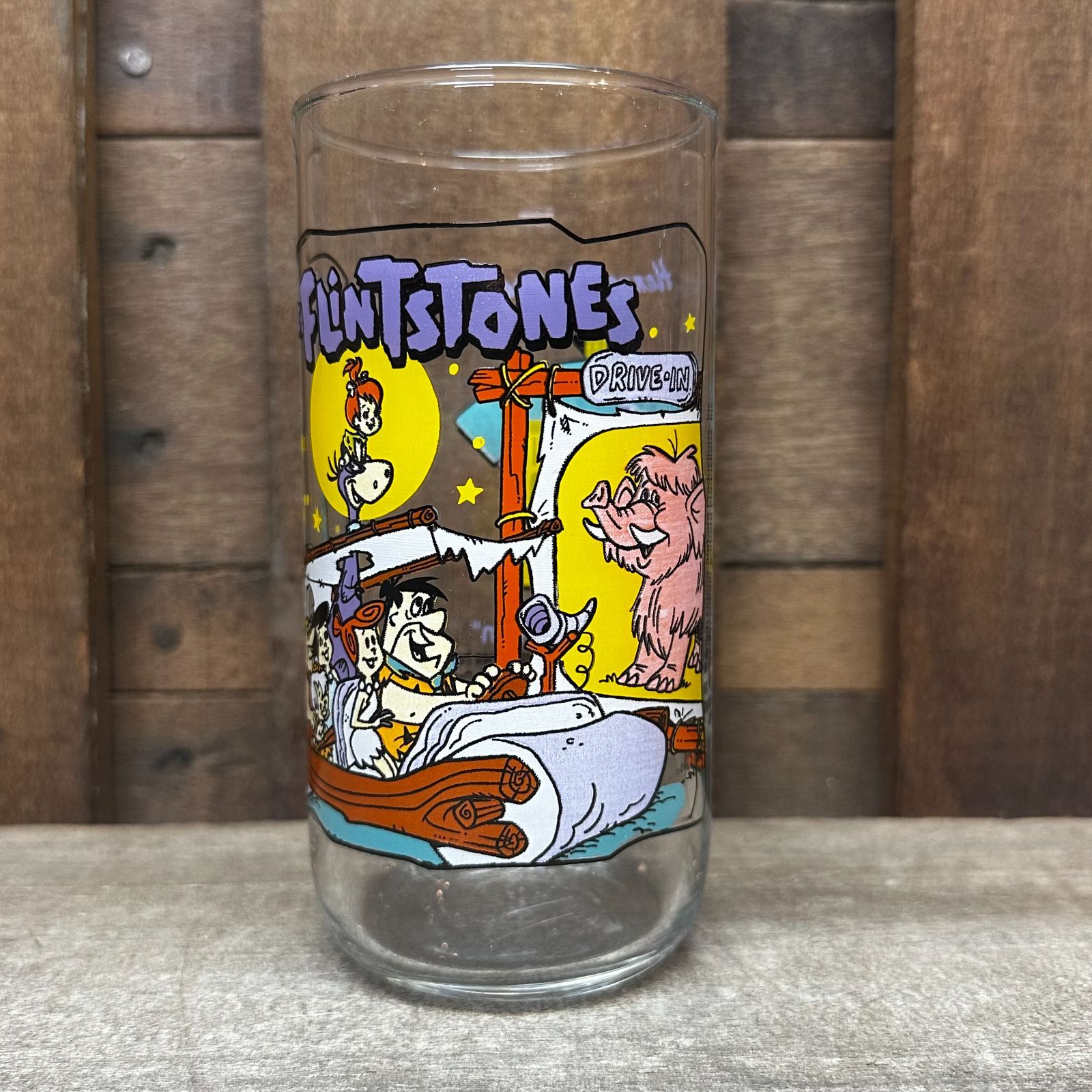 The flintstones フリントストーンズ　USA　アンティーク　グラス The flintstones フリントストーンズ USA アンティーク グラス