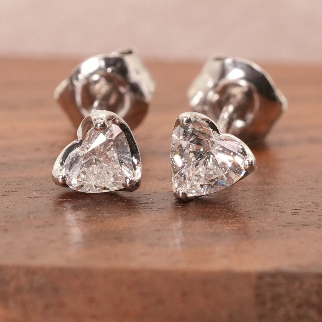 ヴァンドーム青山 ハートシェイプ ダイヤ 0.3ct ピアス/24-4981S