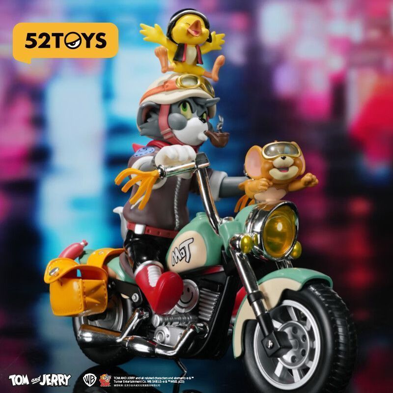 52toys x WarnerBrosトムとジェリー　レトロバイク　フィギュア