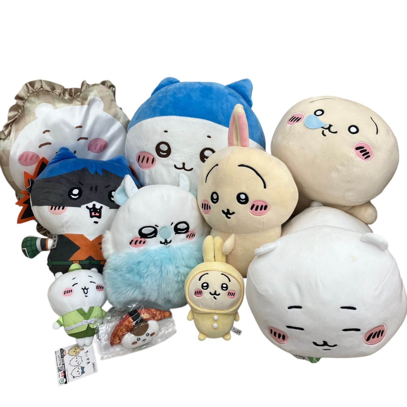 186001 タグ付き多数 ちいかわ ぬいぐるみ グッズ まとめ売り 10点