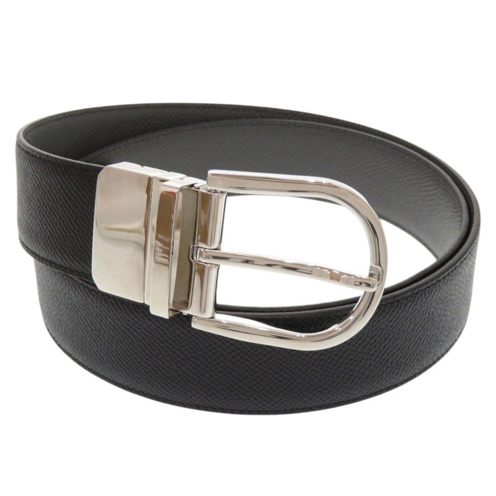 未使用品 ダンヒル レザー ブラック ベルト 黒 0535 Dunhill