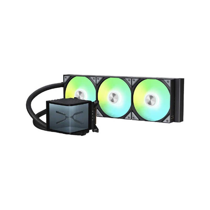 送料無料 ♥ 未開梱 TRYX 水冷CPUクーラー 120mmファンx3 LGA1851|1700|1200|115x AM5|AM4 PANORAMA ARGB 360 ブラック L-P360A-AS3M-G1K